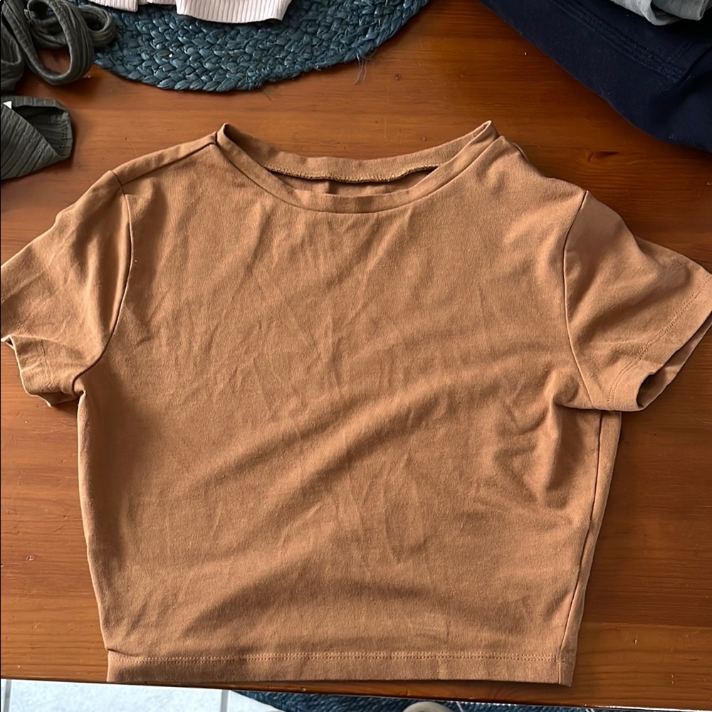 Casual Tan Women's Top